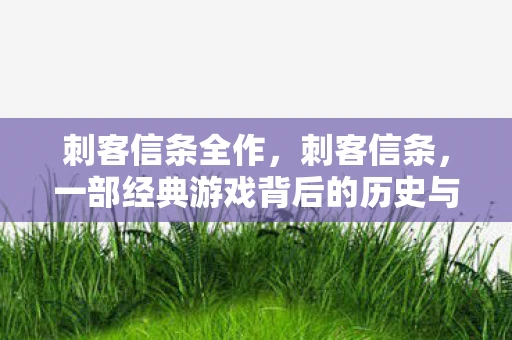 刺客信条全作，刺客信条，一部经典游戏背后的历史与虚构交织
