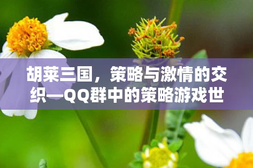 QQ群中的策略游戏世界探索之旅图片