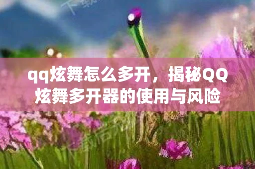 qq炫舞怎么多开，揭秘QQ炫舞多开器的使用与风险