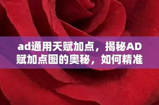 ad通用天赋加点,揭秘AD赋加点图的奥秘,如何精准提升游戏角色实力 ad通用天赋加点,揭秘AD赋加点图的奥秘,如何精准提升游戏角色实力