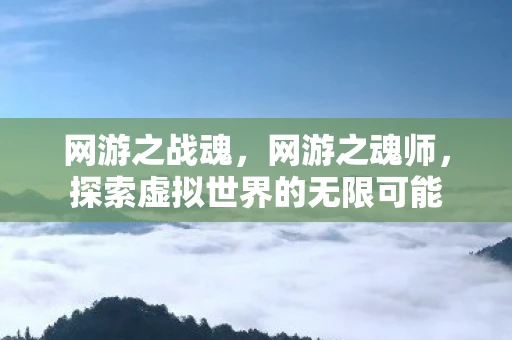 网游之战魂，网游之魂师，探索虚拟世界的无限可能