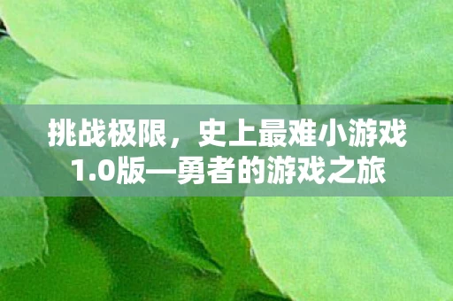 史上最难小游戏1图片