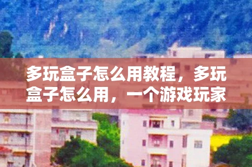 多玩盒子怎么用教程，多玩盒子怎么用，一个游戏玩家的全面指南
