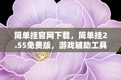 简单挂官网下载，简单挂2.55免费版，游戏辅助工具的新选择