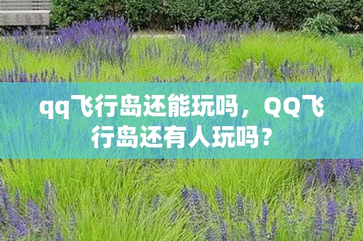 qq飞行岛还能玩吗，QQ飞行岛还有人玩吗？