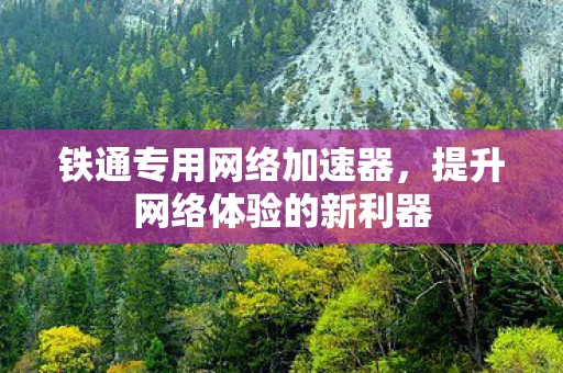 铁通专用网络加速器，提升网络体验的新利器