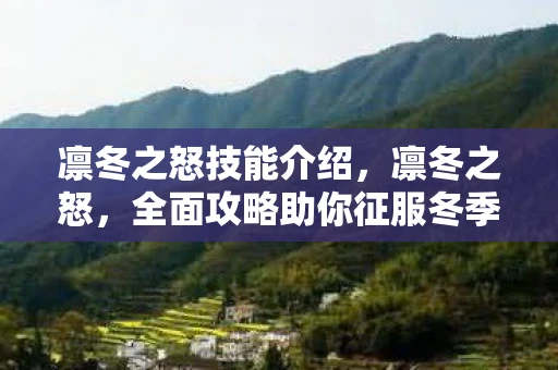 凛冬之怒技能介绍，凛冬之怒，全面攻略助你征服冬季挑战