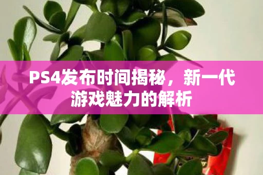 新一代游戏魅力的解析图片