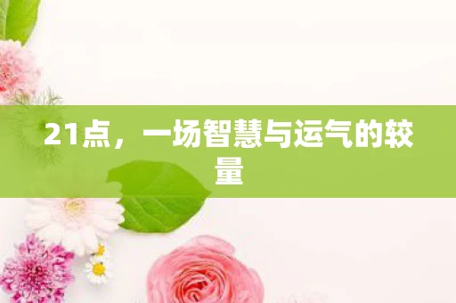 21点，一场智慧与运气的较量