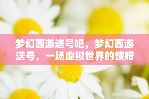 梦幻西游送号吧，梦幻西游送号，一场虚拟世界的馈赠