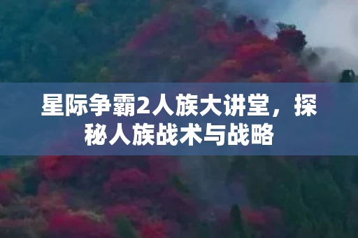 星际争霸2人族大讲堂图片