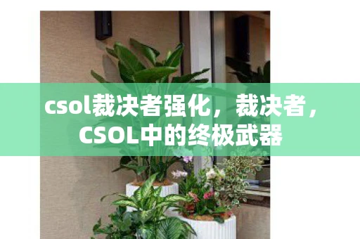 csol裁决者强化，裁决者，CSOL中的终极武器