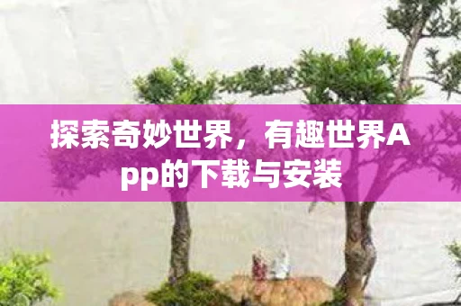 有趣世界App的下载与安装图片