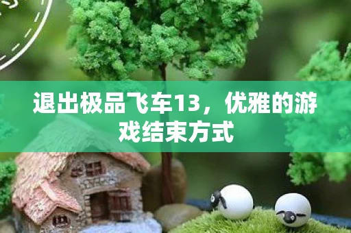 优雅的游戏结束方式图片