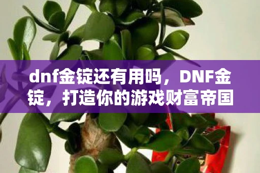 dnf金锭还有用吗，DNF金锭，打造你的游戏财富帝国