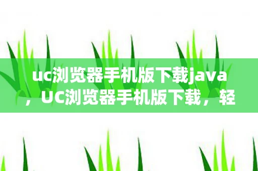uc浏览器手机版下载java，UC浏览器手机版下载，轻松获取，尽享极速浏览体验