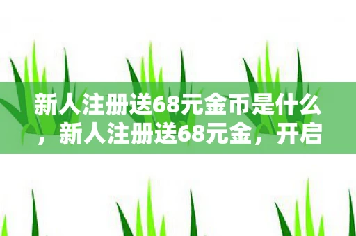 新人注册送68元金币是什么，新人注册送68元金，开启你的财富之旅！
