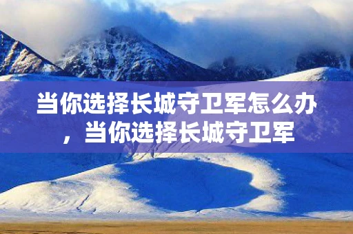 当你选择长城守卫军怎么办，当你选择长城守卫军