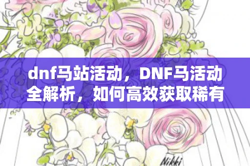 dnf马站活动，DNF马活动全解析，如何高效获取稀有坐骑？