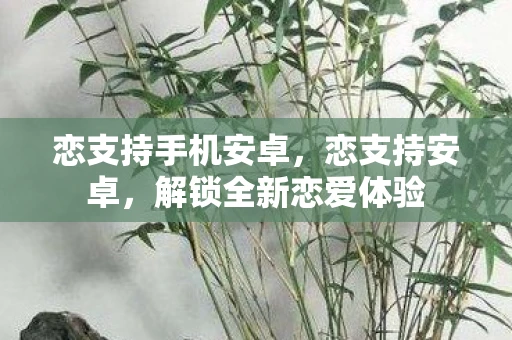 恋支持手机安卓,恋支持安卓,解锁全新恋爱体验 恋支持手机安卓,恋支持安卓,解锁全新恋爱体验