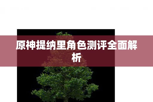 原神提纳里角色测评全面解析图片