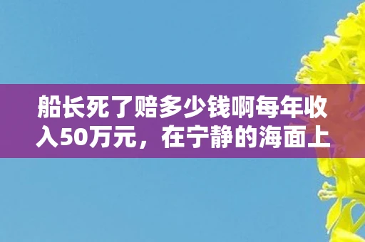 船长死了赔多少钱啊每年收入50万元，在宁静的海面上，一艘名为希望号的帆船缓缓航行着。船上的乘客们享受着海风的吹拂，享受着这难得的宁静时光。然而，这份宁静在傍晚时分被一声尖叫打破—船长死了