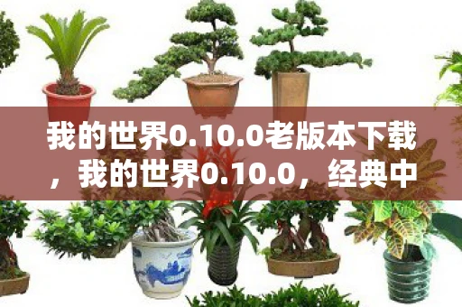 我的世界0.10.0老版本下载，我的世界0.10.0，经典中的经典，回忆里的回忆