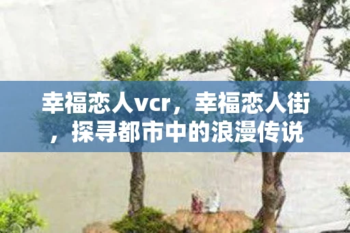 幸福恋人vcr，幸福恋人街，探寻都市中的浪漫传说