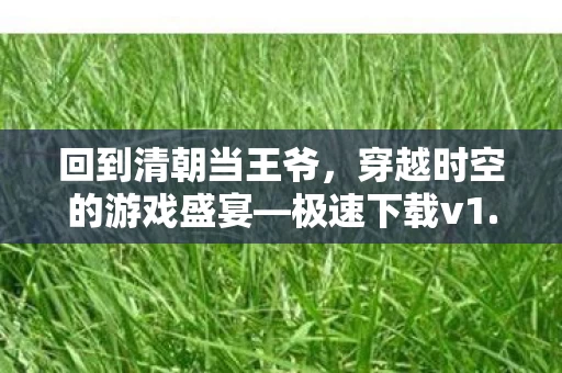 穿越时空的游戏盛宴图片