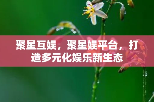 聚星互娱,聚星娱平台,打造多元化娱乐新生态 聚星互娱,聚星娱平台,打造多元化娱乐新生态