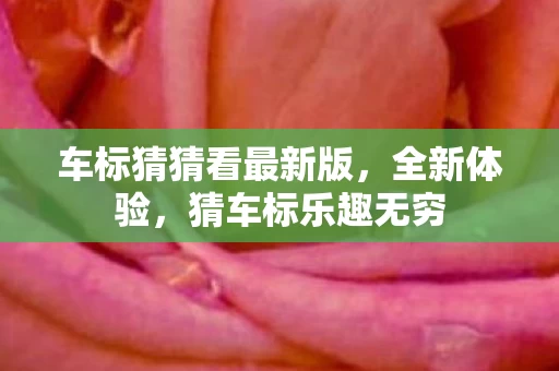 车标猜猜看最新版图片
