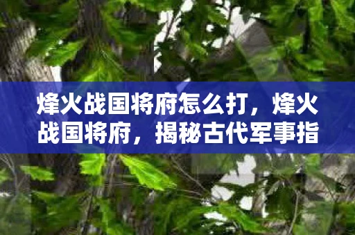 烽火战国将府怎么打，烽火战国将府，揭秘古代军事指挥中心的神秘面纱