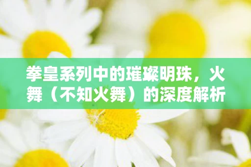 拳皇系列中的璀璨明珠图片