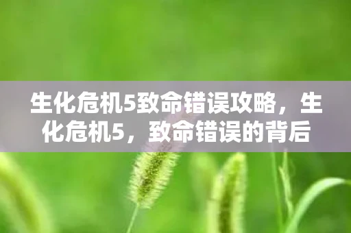 生化危机5致命错误攻略，生化危机5，致命错误的背后