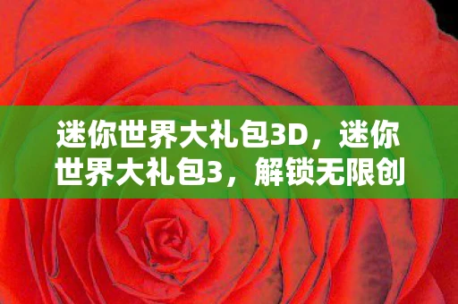 迷你世界大礼包3D，迷你世界大礼包3，解锁无限创意与乐趣的奇妙之旅
