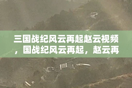 三国战纪风云再起赵云视频，国战纪风云再起，赵云再掀历史波澜