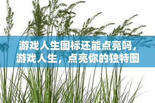 游戏人生图标还能点亮吗，游戏人生，点亮你的独特图标