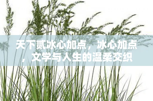 天下贰冰心加点，冰心加点，文学与人生的温柔交织