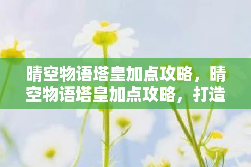 晴空物语塔皇加点攻略，晴空物语塔皇加点攻略，打造最强塔防英雄