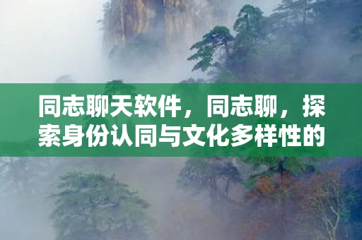 同志聊天软件，同志聊，探索身份认同与文化多样性的对话