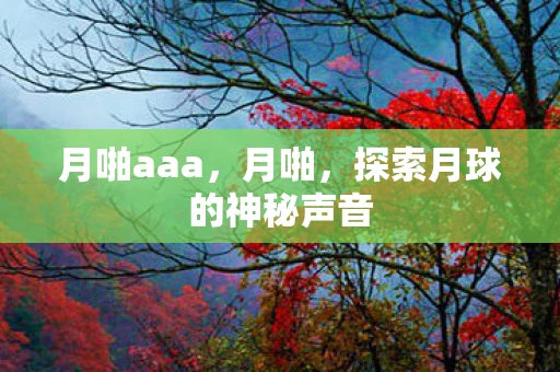 月啪aaa，月啪，探索月球的神秘声音