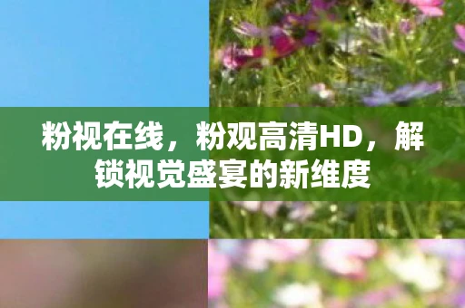 粉视在线，粉观高清HD，解锁视觉盛宴的新维度