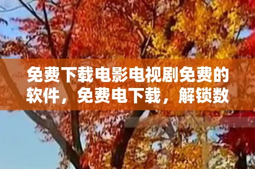免费下载电影电视剧免费的软件，免费电下载，解锁数字时代的新机遇