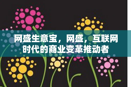 网盛生意宝，网盛，互联网时代的商业变革推动者