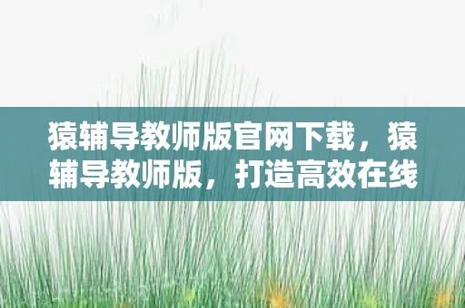 猿辅导教师版官网下载，猿辅导教师版，打造高效在线教学新体验