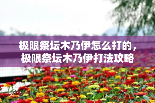 极限祭坛木乃伊怎么打的，极限祭坛木乃伊打法攻略