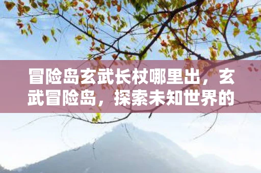 冒险岛玄武长杖哪里出，玄武冒险岛，探索未知世界的奇幻之旅