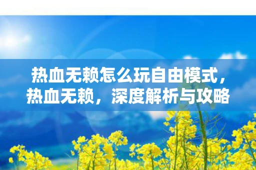 热血无赖怎么玩自由模式，热血无赖，深度解析与攻略指南