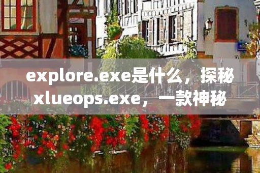 explore.exe是什么，探秘xlueops.exe，一款神秘的系统优化工具