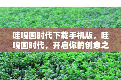 哇嘎画时代下载手机版，哇嘎画时代，开启你的创意之旅